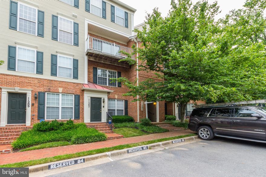 Tucked within a small enclave of condominiums just between 355 and Old Georgetown Road and right beside Whole Foods at North Bethesda Market lies this Sunny and Serene 2 Bedroom, 2.5 Bathroom Top Floor Condominium. This home features New Appliances, 1 reserved parking  space, brand new carpeting, multiple ceiling fans, a fireplace, a newer hot water heater and is freshly painted, with walls of sunny windows to gaze out at a canopy of trees and nature from your private balcony. Plenty of visitor parking spaces. Just minutes to 270, 495, Old Georgetown Road and Rockville Pike-355, NIH, Walter Reed, Downtown Bethesda and the new Pike and Rose Community! Walk or ride to nearby White Flint Metro on the red line. This community offers endless opportunities for outdoor recreation with the Bethesda Trolley Trail just outside your door, numerous Parks, sidewalks and bike paths including Timberlawn Park, Cabin John Park, Wall Park, Shriver Swim Center, North Bethesda Conference Center,  and Montgomery Mall.