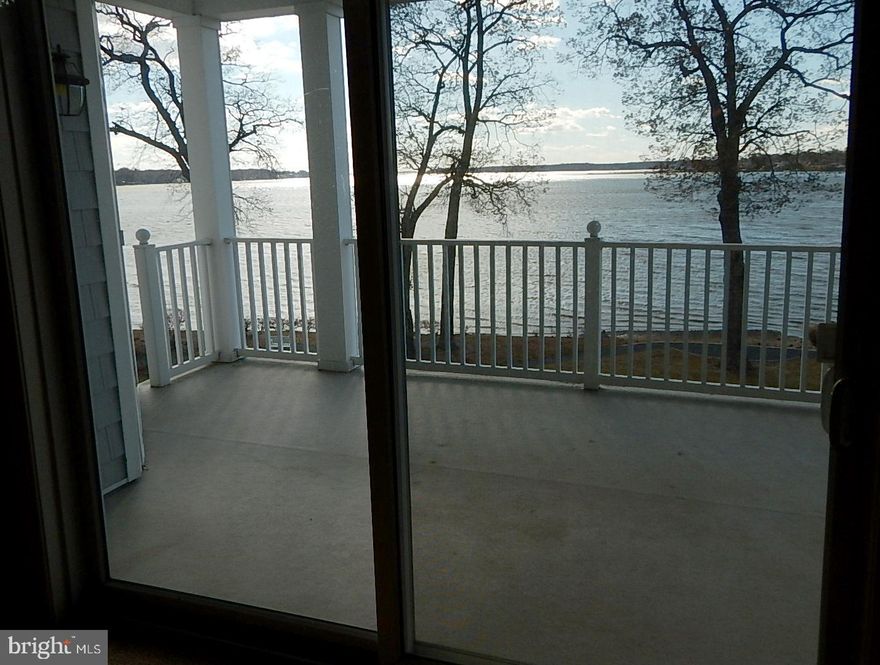 The best location for water views in the gated community of Waters Edge! Enjoy expansive water views of the Bush River from both bedrooms, living room, and balcony. The condominium is located on the 3rd floor of an elevator building. Wonderful community amenities like a walking path, beach, pier, kayak launch, community clubhouse, swimming pool, and putting green. The condominium features approx 1721 square feet of living space. Plenty of room for a table in the kitchen. The electric fireplace in the living room has a heater setting. Indoor garage parking with assigned space. Storage unit off the garage for the owner. All appliances included. 1 year Home Warranty included and covers heating and cooling systems, all appliances, electric, plumbing, and more. Excellent opportunity!