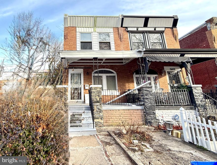 Welcome to this well-located townhouse in Northeast Philadelphia, featuring 3 bedrooms and 2 full bathrooms. The first floor boasts a combination of hardwood and tile flooring, while the second floor is finished with solid hardwood, creating a warm and classic feel. The basement is tiled and partially concrete, offering great potential for storage, a home gym, or a flexible-use area. The kitchen has been renovated in recent years, offering a functional and updated cooking space. With plenty of natural light throughout, the home feels open and bright. While the property may benefit from some light cosmetic updates, it is structurally sound and offers great value. Located just minutes from 5th street business area convenient to shopping, public transportation, schools, and supermarkets, this home is perfect for both homeowners and investors.