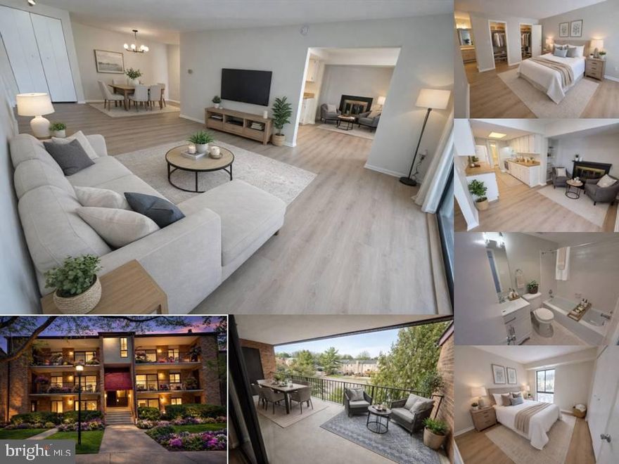 SELLER SAYS LETS MAKE A DEAL!!!  WELCOME HOME TO 13137 DAIRYMAID DRIVE, UNIT 302 — A RARELY AVAILABLE 3 BEDROOM, 2 FULL BATH PENTHOUSE CONDO LOCATED IN THE SOUGHT-AFTER HERITAGE GREEN COMMUNITY OF GERMANTOWN, MD. THIS HOME HAS BEEN FRESHLY REMODELED FROM TOP TO BOTTOM AND FEATURES FRESH NEUTRAL LIGHT BEIGE PAINT THROUGHOUT, BRAND NEW LUXURY VINYL PLANK FLOORING IN EVERY ROOM, AND UPDATED BATHROOM FIXTURES, MAKING IT COMPLETELY MOVE-IN READY FOR THE NEXT OWNER. THIS TOP-FLOOR UNIT OFFERS FRONT AND REAR STAIRWELL ACCESS AND BACKS TO OPEN GREEN SPACE FOR ADDED PRIVACY. INSIDE YOU WILL FIND A LARGE FAMILY AND ENTERTAINING ROOM WITH A COZY FIREPLACE, A SEPARATE DINING AREA, A SPACE-SAVING GALLEY KITCHEN WITH AMPLE CABINET STORAGE, AND A BONUS OFFICE OR LOUNGE AREA OFF THE KITCHEN PERFECT FOR WORKING FROM HOME. THE OWNER’S SUITE IS A TRUE RETREAT FEATURING TWO FULL-SIZE WALK-IN CLOSETS AND A PRIVATE EN-SUITE FULL BATH, ALONG WITH TWO ADDITIONAL GENEROUSLY SIZED BEDROOMS AND A SECOND FULL BATH. ENJOY COMMUNITY AMENITIES INCLUDING A RESIDENT SWIMMING POOL WHILE BEING MINUTES FROM SHOPPING, DINING, PARKS, AND MAJOR COMMUTER ROUTES INCLUDING I-270, ROUTE 355, AND THE MARC COMMUTER RAIL. BE SURE TO WATCH THE FULL 8+ MINUTE YOUTUBE WALK AND TALK VIRTUAL TOUR SHOWCASING THE ENTIRE UNIT AS SOME REAL ESTATE WEBSITES MAY HIDE THE VIRTUAL TOUR LINK. RARE PENTHOUSE, 3 BEDROOMS, FULLY REMODELED, AND A PRIME LOCATION — THIS ONE IS A MUST SEE! AI ENHANCED STAGING PHOTOS SHOWN IN LISTING!