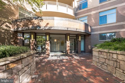 Photo of 7111 Woodmont Avenue #502, Chevy Chase, MD 20815 (MLS # MDMC2129882)