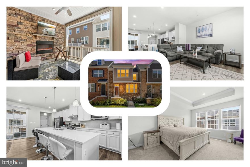 VA Assumable Loan! 4.62% with approximate balance of $505,000.
Set within the growing Westphalia Town Center community, 11306 Meridian Hill Way presents a well-balanced three-level townhome with 3 bedrooms, 2 full baths, and 2 half baths, offering a comfortable, contemporary layout with thoughtful details throughout. The main level unfolds with an easy, open flow between the living and dining areas, complemented by a functional kitchen at the heart of the home. Just off the kitchen, an inviting outdoor room extends the living space, complete with a gas fireplace and ceiling fan—an ideal setting for relaxed evenings or casual entertaining.

Upstairs, all bedrooms are comfortably carpeted, including a spacious primary suite highlighted by a tray ceiling and private bath, while two additional bedrooms and a full hall bath provide flexibility for guests or work-from-home needs. The lower level adds versatility with additional living space, a half bath, and direct access to the two-car garage, offering both convenience and extra storage.

Outdoor areas provide space to unwind, while the surrounding community enhances daily living with amenities including a swimming pool, clubhouse, and fitness center, along with planned green spaces and gathering areas. Conveniently positioned with quick access to the Capital Beltway (I-495), Suitland Parkway, and Route 4, commuting into Washington, D.C., National Harbor, or Joint Base Andrews is straightforward, with nearby Metro options adding flexibility. The location also places you close to expanding retail, dining, and entertainment destinations, as well as local parks and cultural attractions throughout Prince George’s County, creating a well-connected setting for everyday life.

Mortgage savings may be available for buyers of this listing.
Virtually Staged