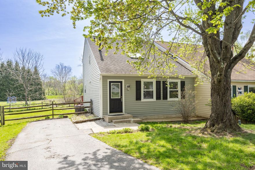 Welcome to this charming twin home nestled on a quiet cul-de-sac, offering 2 spacious bedrooms, 1.5 bathrooms, and a private fenced yard with a shed—perfect for relaxing or entertaining. Flooded with natural light, the bright and airy living room welcomes you in with soaring vaulted ceilings, a skylight, ceiling fan, and an open balcony view from the second floor. Hardwood flooring flows throughout the main level, adding warmth and style.

The large kitchen features newer stainless steel appliances, a pantry, and ample cabinet space, ideal for everyday living and hosting. A convenient laundry/mechanical room is just off the kitchen, housing the HVAC system and water heater. The kitchen opens to a spacious dining area with sliding doors that lead to a freshly painted deck and fully fenced backyard. A tastefully updated half bath completes the main floor.

Upstairs, you’ll find two generously sized bedrooms with carpet and a well-appointed full bathroom. A drop-down staircase provides access to ample attic storage. Additional highlights include all-new LED light fixtures, a new sump pump, newer HVAC, water heater, and washer.

Conveniently located near shops, restaurants, the train station, and major highway, this home offers the perfect blend of comfort, convenience, and value.