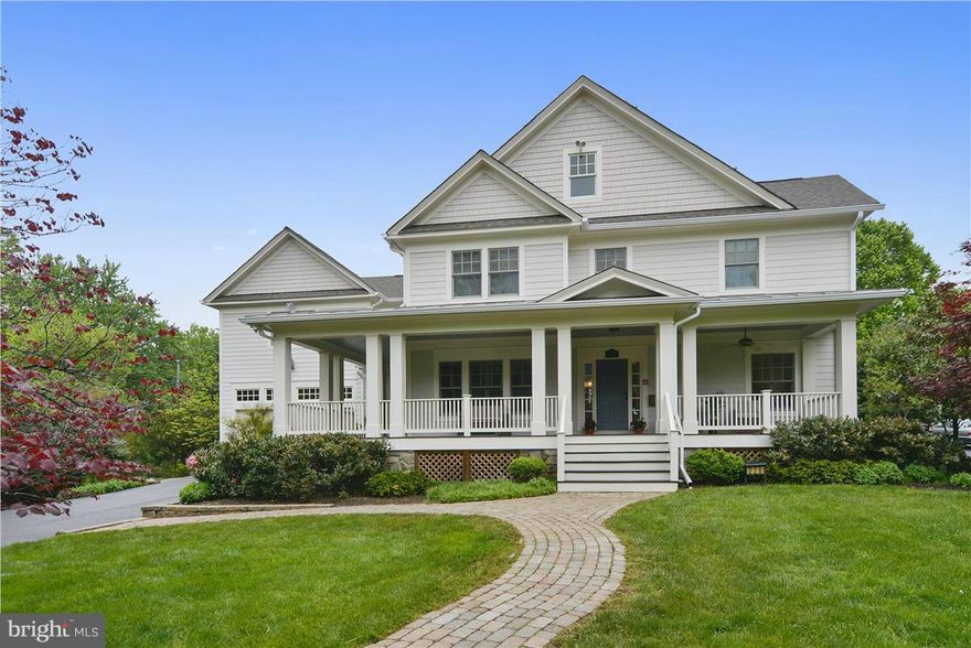 This lovely,especially spacious custom built home w/great wrap around porch offers nearly 6500sqft of finished space in much desired Broadmont neighborhood. Special features include family room plus study + den on main level plus a HUGE upper level family room. Lower level features rec room, bedroom, full bath and exercise room. Beautiful just-refinished hardwood floors. Private rear yard w/patio.