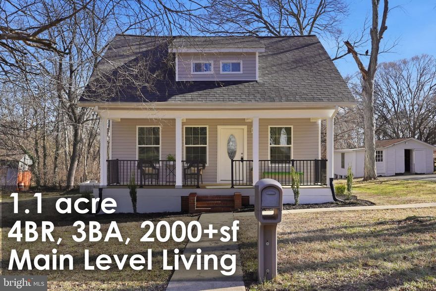 Welcome to your fully renovated, move-in ready home in the growing town of Remington. With over 2,000 square feet of finished space on two levels, this 4-bedroom, 3-bath single-family home sits on a total of .92 acres—two separate tax parcels, including a buildable .34-acre lot offering future investment or expansion opportunities.

MAIN LEVEL LIVING, HIGH SPEED INTERNET

The full-length front porch immediately sets the tone, creating an inviting outdoor living area perfect for morning coffee or evening relaxation. Step inside to an open and bright main level featuring luxury vinyl plank flooring, upgraded trim, and a brand-new kitchen with an 8-ft island, stainless steel appliances, and abundant natural light from oversized windows throughout.

The main level offers true one-level living with two bedrooms, including a spacious primary suite at the rear of the home complete with a private bath, walk-in shower, and oversized walk-in closet. A second bedroom—or ideal home office—sits at the front of the home with generous closet space and beautiful natural light. A separate laundry room and an additional full bathroom complete the main level.

Upstairs includes two additional bedrooms, a second living room or flex space, large closets, and another full bathroom—ideal for guests, roommates, multigenerational living, or creating a private retreat away from the main level.

No HOA. High-speed access options available. Located minutes from the Rappahannock River with public access at the Rector Tract launch site for kayaking, canoeing, and outdoor exploration. Remington is a high-growth corridor with quick access to Route 29, commuting routes to Warrenton, Culpeper, Bristow, Gainesville, and easy connection to Fairfax—without relying on country backroads.

A rare combination of modern renovation, flexible floor plan, investment opportunity, and small-town convenience. This one checks every box.