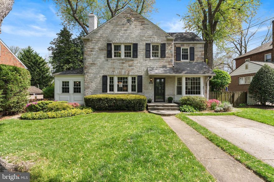 A Charming 3BR, 3BA Stone Front Colonial with Great Curb Appeal! 
 Offers due Tuesday at 12:00. 
 A Fabulous Blend of Original Architectural Elements with added Modern Touches. Features Include: Open living area with Fireplace, Beautiful moldings & built in shelves. Separate Dinning Room. Office Space /Den was added off of living area, all Hardwood Oak Floors, 1st floor family room has large bay window, Gourmet Kitchen was fully renovated w/Stainless Steal Appliances, Gas Stove and eating area with built-ins,  sliding glass doors that lead to the new deck and fenced backyard, Primary Suite has Ensuite Bath. 2 additional Large Bedrooms with ample closet space w/Elfa Closet Systems. Windows were replaced by current owners and Basement was completely redone adding a bath and laundry area, HVAC was recently replaced. Plus New Deck with an amazing backyard with mature landscaping to enjoy. A great Location on quiet street with many neighborhood amenities; across from Indian Springs Park & the YMCA, an active neighborhood association w/Block Parties, community holiday & milestone celebrations. Indian Springs Rec Center a block away with gorgeous new playground equipment, tennis and pickleball courts, minutes to Silgo Creek Parkway Trail for outdoor activities and easy access to downtown Silver Spring, the metro, farmer's market, restuarants, movies, music venues, retail & more! 
Every attention was made to every detail for comfort and enjoyment. It feels like home! A Must See!