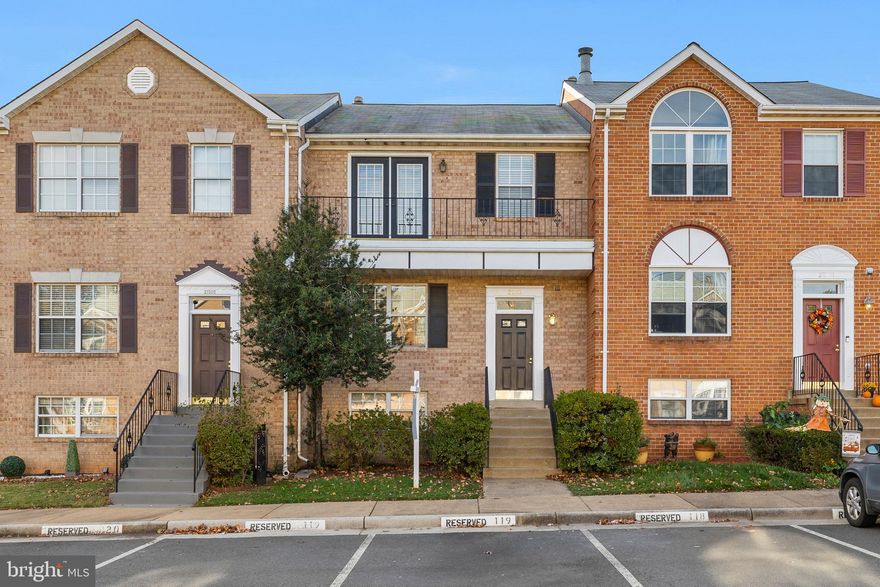 Welcome home! This charming three-bedroom, 2 1/2 bath townhome in the sought-after Mirror Ridge subdivision  in Sterling Virginia. This spacious gem offers the perfect blend of comfort and potential. The lower level boasts a spacious family room with a wood-burning fireplace, creating a warm and inviting atmosphere for gatherings.

Upstairs, the freshly painted primary bedroom is a sanctuary of relaxation. Step out onto the balcony and enjoy your morning coffee or evening sunset. The primary bath is a true retreat, featuring an oversized soaking tub, double vanities, a separate shower, and a roomy walk-in closet.

The main level is designed for entertaining, with a seamless flow from the living room to the dedicated dining room. The expansive kitchen is a canvas waiting for your personal touch, and the French door leads to the deck that overlooks onto the common area, offers a perfect spot for outdoor dining and relaxation. This home has incredible potential,  to expand and have a 4th bedroom and full bath on the lower level. Come put your own stamp on this beautiful space.

With top-rated schools nearby and being a one-owner home, this property is not only a great place to live but also a fantastic investment opportunity .Major systems have been maintained HVAC (’12), water heater (’14). Don't miss out on making this house your own!
