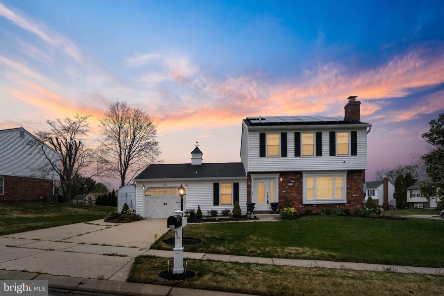 *** Multiple offers received. Seller is asking for highest and best by 7pm, Monday April 1st, 2024** Welcome to 2941 Salford Dr, situated on 0.23-acre corner lot in the Box Hill North Community! This home is in the Patterson Mill School District, only minutes away from shopping & dining, close to I-95, Bel Air and APG! This home boast 3 bedrooms, 2 full and 2 half bathrooms. Enter the front door to the main level with laminate flooring throughout. To the right you'll see the large formal living room with a wood fireplace for cool and cozy nights. Continue into the formal dining room. The kitchen boasts with stainless steel appliances, white cabinets, updated counters and backsplash, and modern light fixtures. The cozy family room is off the kitchen with access to the backyard and the concrete patio. The backyard is beautifully landscaped and includes a water fountain. The hot tub is included in the sale, sold as-is. Back inside, walk upstairs to the upper level. The primary bedroom has an attached bathroom with shower stall, W/C and vanity. Two additional bedrooms and a hall bath completes the upper level. The lower level is funny finished with another family room, half bath, walk-in storage room and a laundry room which also includes the mechanicals of the property.  There is a 1 car attached garage and a storage shed in the backyard.
Solar panels are owned and substantially lowers the monthly electrical bill.
The home has many updates, to include HVAC (2022), Tankless Hot Water (2018), Sump Pump (2023) Roof (10yr) Basement finished  (2018), Laundry (2023), Kitchen Remodel (2020), S/S Appliances (2019)