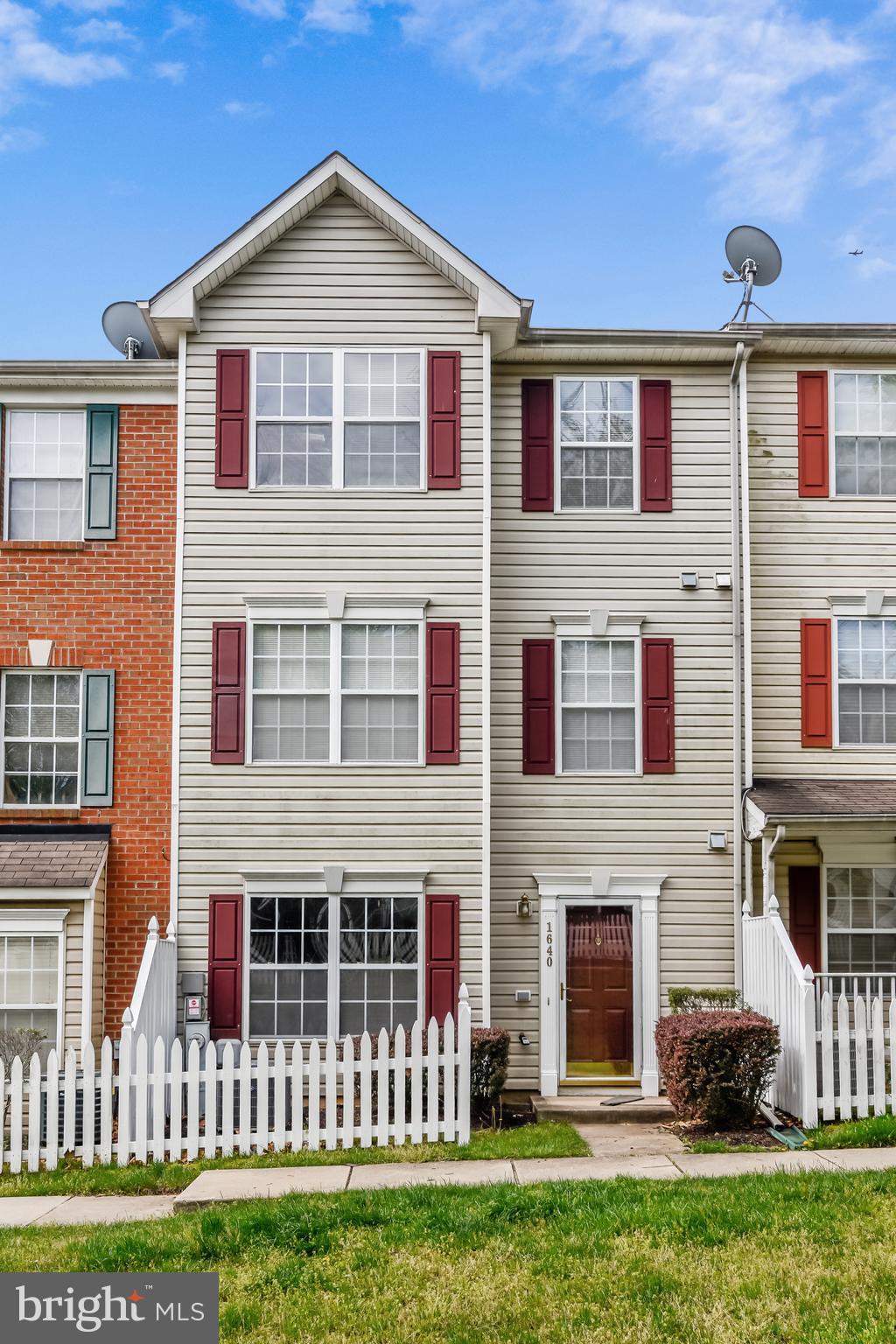 Like BRAND NEW, 3-Level townhouse. Fresh paint throughout. Exterior trim redone. All new flooring. MOVE RIGHT IN! HVAC replaced in 2018. This TURN-KEY home close to Fort Meade has a main level OPEN floor plan with powder room and ample storage. The middle level has 2 generously sized bedrooms with full bath. The entire upper level is the ENORMOUS MASTER SUITE with SUPER MASTER BATH with separate tube and shower, walk-in closet and SPACE, SPACE, SPACE. There's even a HOME WARRANTY. OVER 1,700 square feet of living space....WELCOME HOME!