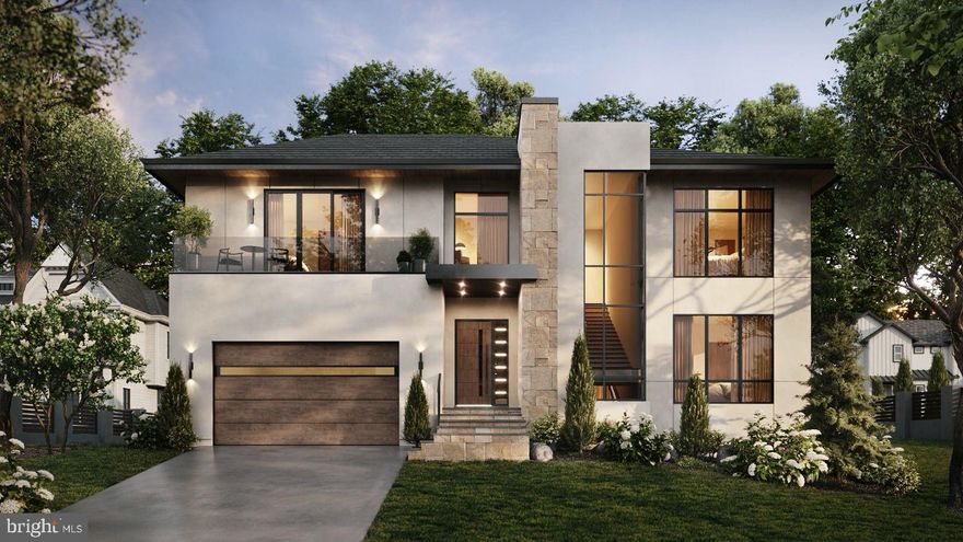 A Brand New Coastal Modern Luxury Home in Vienna  is Coming Soon!   Expected completion is the end of March, 2026.  This home is the result of a true collaboration between two of Northern Virginia's premier names in New Construction and luxury living - Composition Homes and The Design Lab.  Together, these two visionary companies have blended architectural excellence with design innovation to create this breathtaking masterpiece!  With almost 6,800 square feet of meticulously crafted living space and tucked away on a quiet cul-de-sac, this 6 bedroom, 6.5 bath home blends striking design, modern functionality, and timeless luxury.   A Grand Entrance:  Step into elegance as you’re greeted by a dramatic floor-to-ceiling mirror and vanity wall paneling. The home opens to a soaring two-story foyer, where floating open-riser stairs with sleek glass railings immediately set the tone for this architectural showpiece.  As you travel down the main hallway, textured wall panels with backlit lacquer-painted accents and integrated lighting create warmth and sophistication. Hidden within this gallery-like corridor is a secret integrated door leading to a mudroom with direct access to the two car garage—a discreet yet highly functional touch.  The Great Room and Indoor/Outdoor Living:  The hallway flows into the expansive great room, a perfect setting for both gathering and relaxation. At its heart is a striking 8 foot by 10 foot fireplace surround crafted from Italian-engineered stone, centered by a sleek 6 foot modern linear fireplace and anchored by a custom wall-to-wall built-in. This focal point creates warmth, drama, and balance directly across from the kitchen. A 20 foot lift-and-slide glass wall seamlessly opens to a covered deck with a built-in retractable screen, creating a true indoor/outdoor living experience designed for year round enjoyment and entertaining. Culinary Excellence:  The chef inspired kitchen is a showcase of Italian modern design and functionality. A dramatic stone waterfall island commands attention, while automated touch-to-open cabinetry powered for ease and convenience combines beauty with innovation. Elegant quartzite countertops and professional grade Italian Bertazzoni appliances bring both performance and style. A walk-in pantry and double wall ovens complete this thoughtfully curated culinary space.  Adjacent to the kitchen, a dedicated dining area offers the perfect setting for casual meals and formal entertaining alike. Powder Room Jewel Box: The powder room serves as the jewel box of the home—a private, artfully designed retreat featuring a custom vanity with stone accents, paneling, and a backlit mirror. This exquisite space ensures even the smallest details leave a lasting impression. Private Retreats: Every bedroom in the home has been designed as a private haven, each featuring its own spa-inspired en-suite bathroom and walk-in closet. The primary suite stands apart as a true retreat, complete with a custom closet system and a spa bath boasting a luxurious walk-in shower, freestanding soaking tub, dual vanities, and bespoke finishes. A rare guest suite with a private outdoor area, along with a main level bedroom and dedicated office, ensures flexibility for guests, in-laws, or work-from-home needs. The Lower Level: The walk-up lower level is designed for entertainment and wellness. Highlights include a glass-enclosed wine room, a custom wet bar, a sprawling rec room, a double-glass-doored fitness studio, and an additional bedroom with a full bath. Everyday Luxury: From the upper level laundry room to the integration of custom lighting, smart storage, and modern conveniences, every element of this home has been considered. The result is a home that is as functional for everyday living as it is striking in design. ✨ This Vienna coastal modern showpiece captures the very best of luxury living—sophisticated, functional, and absolutely unforgettable!