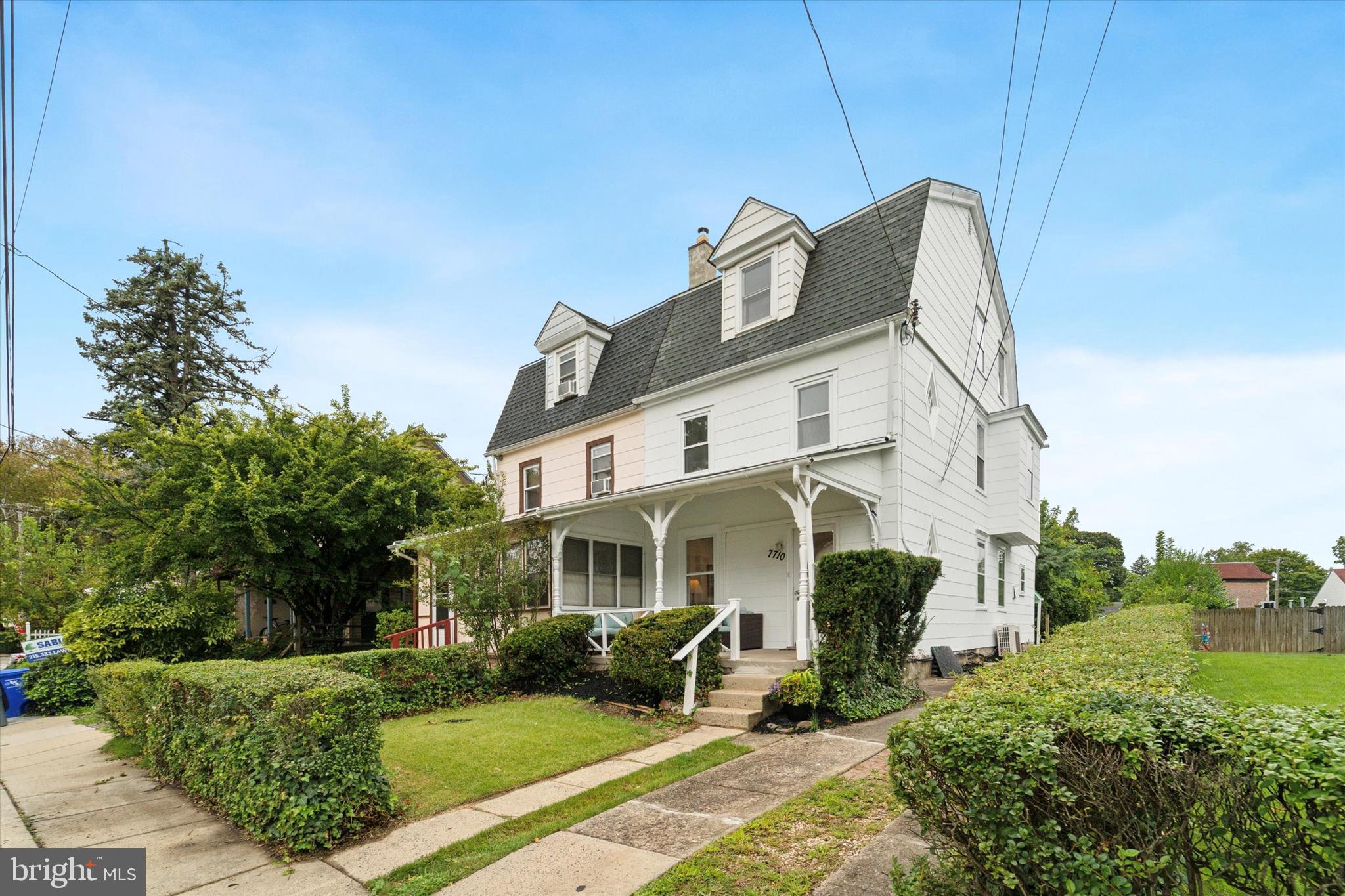 Welcome to this charming 1910 home, full of character yet updated for modern living. Offering approximately 1,700 square feet, this 4-bedroom, 2-bath property has the perfect blend of old-house appeal and upgrades today's buyer wants!
Step inside to find a freshly painted interior in crisp white, highlighting the natural light that fills each room. The living and dining rooms feature recessed lighting for a clean, updated touch, while the home retains its warm, historic charm. The newly renovated kitchen is designed for everyday living and entertaining with 42 inch white cabinets, solid surface counters, stainless steel appliances, and ceramic tile floor. The Kitchen has an adorable breakfast bar area in front of a sunny window or there is room for a small table. The Kitchen has direct access to a convenient mudroom that opens onto a spacious patio—ideal for gatherings and outdoor dining. Upstairs, the bedrooms are well-sized, and both bathrooms offer generous space. The full unfinished basement, with an outside exit, provides excellent storage or additional expansion space. A deep yard extends beyond the gate to a large shed that could serve as an artist studio, playhouse, gardening hub, or workshop. There’s also a welcoming covered front porch perfect for relaxing, plus one-car driveway parking.
Nestled on an adorable tree-lined street, this home is just one block from Myers Elementary School and within walking distance of local shops and houses of worship. Whole Foods, Trader Joe’s, and Target are only minutes away. Commuters will love the easy access to multiple train stations, offering quick routes to Center City, the airport, and the northern suburbs. Cheltenham Township offers acres of parks, bike trails, community pools, and a great library system. Elkins Park’s community feel, with its mix of historic homes, and walkable amenities, makes this location especially desirable.