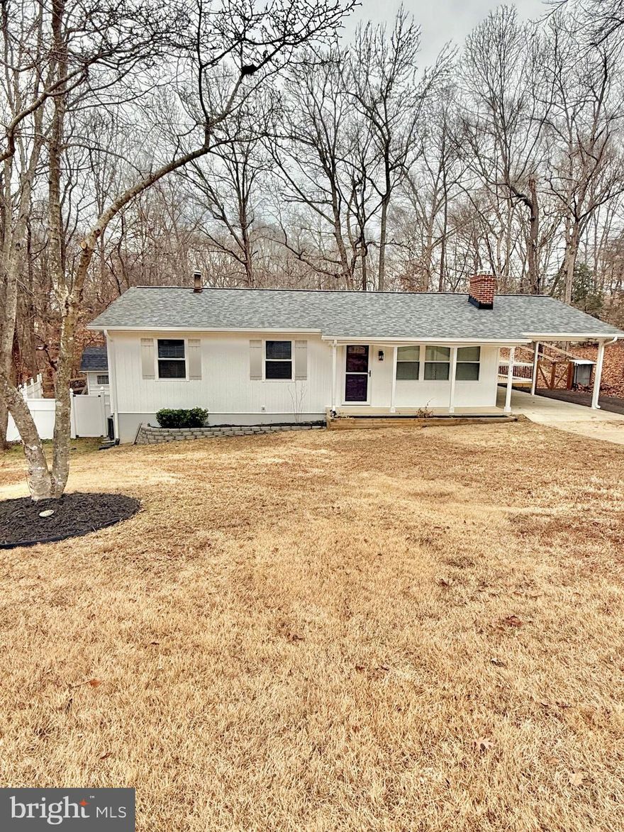 Beautifully updated 3BR, 2.5BA rambler with a fully finished basement in the highly desirable Wicomico Shores golf cart community—where relaxed coastal living meets everyday convenience. This move-in-ready home has been thoughtfully renovated with a new roof, board-and-batten siding, new gutters, and new LVP flooring throughout, with plush new carpet in the bedrooms. Updated bathrooms and brand-new appliances complete the modern look.

Enjoy outdoor living in your fully fenced backyard featuring a new deck perfect for entertaining, plus a cozy firepit area for evenings with friends and family. Located just down the street from Wicomico Shores Golf Course and only 2 miles from the public boat ramp and pier—ideal for boating, fishing, golfing, and sunset cruises.

Cruise the neighborhood by golf cart, wave to neighbors, and embrace the laid-back lifestyle Southern Maryland is known for. This home offers the perfect blend of comfort, community, and recreation.