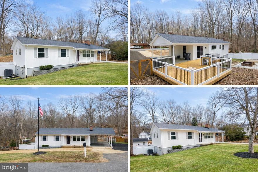 Beautifully updated 3BR, 2.5BA, 2100 square foot rambler with a fully finished basement in the highly desirable Wicomico Shores golf cart community—where relaxed coastal living meets everyday convenience. This move-in-ready home has been thoughtfully renovated with a new roof, board-and-batten siding, new gutters, and new LVP flooring throughout, with plush new carpet in the bedrooms. Updated bathrooms and brand-new appliances complete the modern look.

Enjoy outdoor living in your fully fenced backyard featuring a new deck perfect for entertaining, plus a cozy firepit area for evenings with friends and family. Located just down the street from Wicomico Shores Golf Course and only 2 miles from the public boat ramp and pier—ideal for boating, fishing, golfing, and sunset cruises.

Cruise the neighborhood by golf cart, wave to neighbors, and embrace the laid-back lifestyle Southern Maryland is known for. This home offers the perfect blend of comfort, community, and recreation.