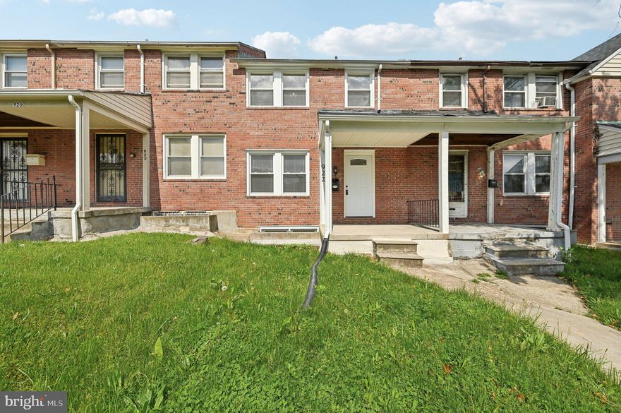 *Seller offering 5K closing cost assistance. This fully renovated 3-bedroom, 1.5-bath townhouse offers modern style and everyday comfort. Enjoy off street parking with a private driveway. The heart of the home features a sleek kitchen with stainless steel appliances, new cabinets, updated countertops, and convenient counter seating—perfect for casual meals or entertaining. Recessed lighting and  wood floors create an inviting atmosphere throughout. The finished basement with tile flooring and a half bath is ideal for a home office, gym, or guest space. Located near Johns Hopkins University and Morgan State University, this move-in-ready home combines location, functionality, and value. Don’t miss your chance to own this beautifully updated gem!