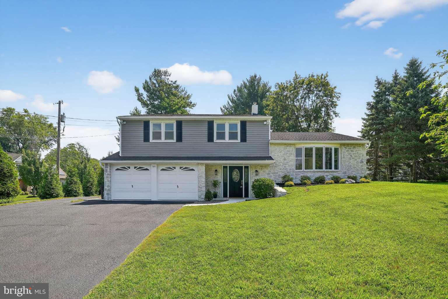 Move right into this fully renovated 4 bedroom, 2.5 bath home in the heart of Feasterville! From the moment you enter, you’ll love the bright open floor plan with a spacious living room that flows into a stunning new kitchen featuring stainless steel appliances, quartz countertops, and a custom tile backsplash. Enjoy meals in the dining room with sliding glass doors to the backyard, perfect for entertaining. Downstairs, relax in the cozy family room with a wood-burning fireplace and step out through another set of sliding glass doors to a covered patio and large yard. Upstairs, the primary bedroom includes its own private bath, while additional bedrooms provide space for family, guests, or a home office. This home has it all: new roof, siding, HVAC, laminate flooring throughout, a two-car garage, and an oversized driveway. With modern updates inside and plenty of outdoor space, this home is perfect for today’s lifestyle—don’t miss your chance to make it yours!