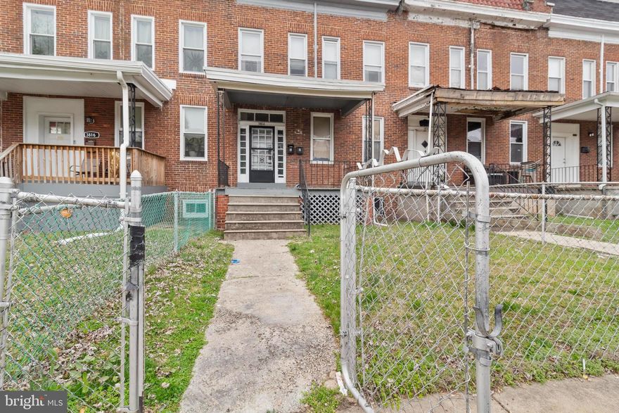 Welcome to 3814 W Garrison Ave, Baltimore, MD 21215 – a prime opportunity awaits in this multi-unit gem! This property presents a harmonious blend of modern upgrades and classic charm, offering both a lucrative investment and a comfortable residential option.

The first unit showcases a stylish bedroom, a full bathroom, and a gourmet kitchen with a recently updated pantry room. Other updates include recessed lighting and fresh paint throughout, creating a bright and contemporary living space. Convenience is key with the addition of a washer and dryer in the basement.

The second unit amplifies the offerings with three bedrooms, providing ample space for residents to relax and unwind. A well-appointed full bathroom and functional kitchen enhance the overall appeal of this unit, catering to the needs of a diverse range of occupants.

Whether you're an astute investor seeking a property with great income potential or a homeowner looking for a place with additional rental income, this property has it all. The location adds another layer of desirability, making it an ideal choice for both residential comfort and financial growth.

Don't miss out on the chance to own this versatile multi-unit property in a prime Baltimore location. Explore the possibilities, seize the opportunity, and make 3814 W Garrison Ave your next real estate success. Schedule your showing today!