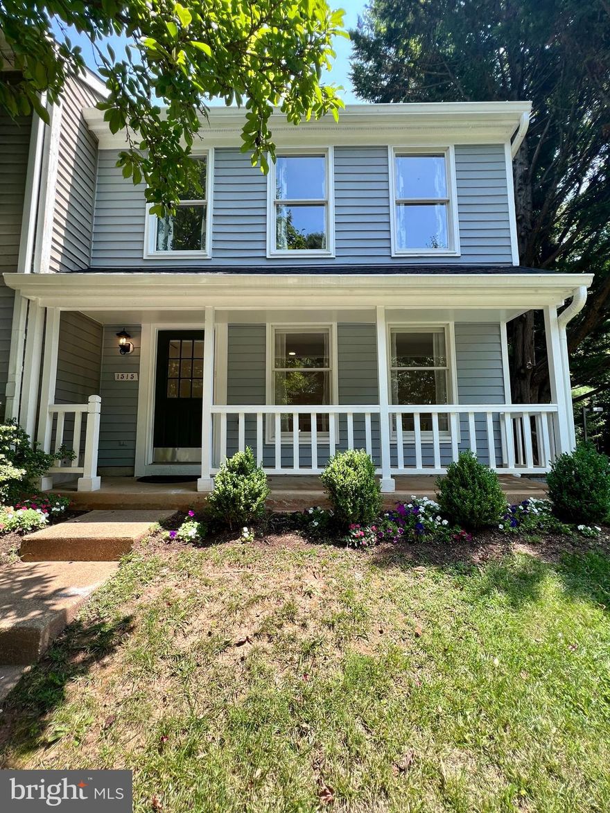 The recent tenants loved this home so much that I helped them buy a place of their own just down the road!  Lovely renovated end unit townhouse awaits. This home has been completely updated from top to bottom. Newer floors, recent paint (interior and exterior!), newer kitchen and bathrooms. Main level with an open floor plan has great recessed lighting. Galley kitchen with new cabinetry, quartz countertops, backsplash and stainless steel appliances. Updated half bathroom is conveniently located on the main level with new vanity and tile flooring. Upstairs is the owner’s suite with a closet that has built-ins and an updated bathroom with a shower. Two additional bedrooms are located upstairs and share an updated bathroom with tub shower combination. Walk out to the private backyard which is surrounded by trees. Patio with privacy fencing is perfect for relaxing and there is a shed for additional storage. New roof in 2021! Short walk to North Point Village Center and all of its conveniences (Chick-fil-A, Finn Thai, Giant, Starbucks, Sunoco,Sweet Frog and more) . Minutes from Lake Anne, Wiehle Metro Rail, Reston Town Center, metro rail stop in Reston Town Center, and all of the amenities Reston offers its residents.