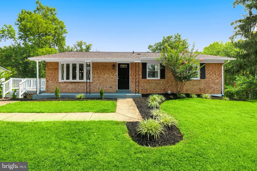 Welcome to this Faboulous recently renovated Rancher .  Located in a highly sought neighborhood.   No detailed spaired. This home boasts 5 Bedrooms and 3 Full Baths.  Features include fully Renovated Kitchen with SS Apliances, Granite Countertops, All New Flooring, Top to bottom renovated Bathrooms, Fully Functional Basement with kitchenette.  Close to shopping, Dining and major highways, 495, 50.  Street ends to a Cul d sac.  Golf course nearby. Come and see for yourself and make it yours!!!!