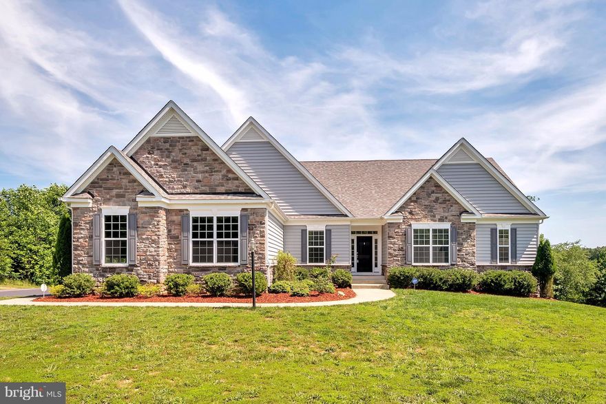 Must See this Spacious Home. No HOA, beautiful 5 Bedrooms Raised Rambler Home build in 2011, like new, Open Floor Plan, Gourmet kitchen with custom cabinets, wall oven, granite counters. Oak Hardwood Floors, with fireplace, Main level Master Suite with sitting area and walk-in closets, huge loft area, sits on 3 acres, plenty of parking, great for entertaining family and friends. Move in ready.