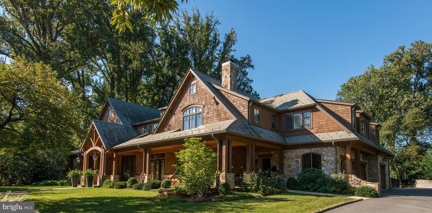 Sited on a .5 acre lot on one of Bethesda's prettiest streets, this home was built by award-winning Sandy Spring Builders in 2009 using only the finest materials. The home is nearly 13,000SF w/ 7 BRs, 7.5 Bas, 6 fpls, a sport court, & 3 car garage. The private backyard features an outdoor living rm, outdoor kitchen, & abundant green space. Downtown Bethesda is at your doorstep.