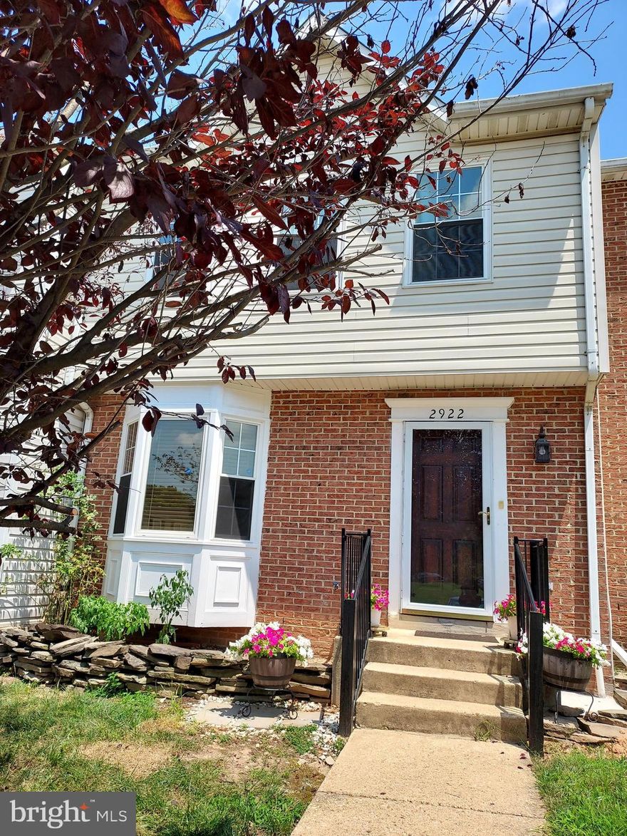 Motivated seller **** PRICE REDUCED - BRING YOUR BEST OFFER ****   Beautiful interior 3BR, 1.5 Bath townhouse in a quiet community. Comes with carpet on upper level and lovely hardwood floor on the first level.  Living room features beautiful bay window that provides ample amount of natural daylight and light fixtures.  Kitchen comes with stainless steel appliance, microwave less than a year old.  Washer and dryer located in the fully finished basement.  Spacious master BR with  a large walk-in closet. Spacious backyard with nice deck for family gathering. House power-washed to reveal its beauty. Roof updated 4yrs ago.  Seller is offering  Ten Thousand Dollars ($10,000) closing help. Property is located minutes from community schools, shopping centers and 495 beltway.  Come and see this well kept home and make it your own with your special touch.