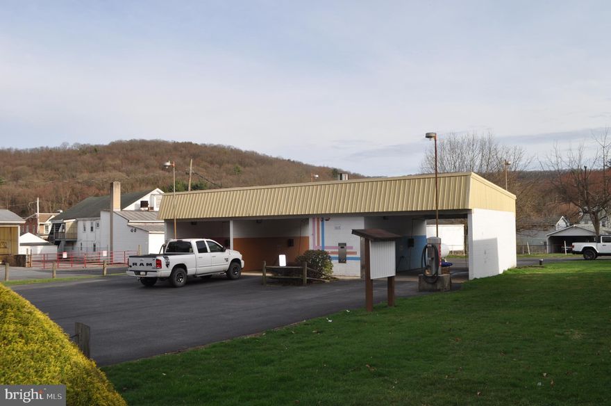 Three bay self service manual car wash located in the heart of Tremont PA.  Well maintained property turn key and ready to go.  This is a chance to start in the business with minimal exposure.  Owner willing to train on a limited basis.  Remaining start up supplies also available for additional cost.  The approximate 1,000 square foot building could also be adaptive to multiple commercial uses.  Call for additional information.