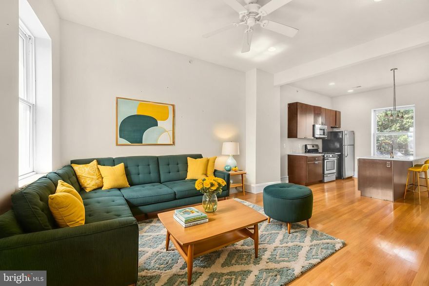 Available Now | Leasing Special: $1,000 lease credit for any new lease signed by 10/1/25! This credit will be applied to the rental account after move-in and can be used in any way the tenant chooses. Tenant to pay gross rent monthly. The gross rent is $1,650/month, and the net effective rent is  $1,567/month.

Welcome to 2136 E Dauphin St #301! This is a 1 bedroom, 1 bathroom third floor apartment featuring 1 off-street parking and an open floor plan with modern finishes and abundant sunlight. Enter into the main living area with hardwood floors and recessed lighting that follow you through the unit. There's a ceiling fan for added comfort and great natural light for a spacious and bright atmosphere. The open common area leads back to your modern kitchen boasting dark cabinetry, an island with counter seating and extra prep space, and sleek stainless steel appliances including dishwasher, built-in microwave, refrigerator, and oven-stove. Head into your sizable bedroom offering a charming round window, a ceiling fan, and good closet space. You can access your bathroom from both the bedroom and the living area for added convenience. Bathroom features include a lighted vanity with storage and a beautiful, fully tiled shower stall. There's a closet by the entrance with your stacked washer and dryer and central a/c will ensure your comfort all year. 1 off-street parking spot is available behind the building for an additional $100/month and additional storage is included. Located in East Kensington, this unit is perfect for those seeking comfort and style. Don't miss out on this fantastic opportunity!

Lease Terms:

Generally, 1st month, 12th month, and 1 month security deposit due at, or prior to, lease signing. Other terms may be required by Landlord. $55 application fee per applicant. Pets are conditional on owner's approval and may require an additional fee and monthly pet rent, if accepted. (Generally, $500 deposit and $25 monthly fee per pet). 1 off-street parking spot is available for an additional $100/month. Tenants responsible for: electricity, gas, cable/internet, and a $50/month flat water fee. Landlord Requirements: Applicants to make 3x the monthly rent in verifiable net income, credit history to be considered (i.e. no active collections), no evictions within the past 4 years, and must have a verifiable rental history with on-time rental payments. Exceptions to this criteria may exist under the law and will be considered. Cosigners accepted.