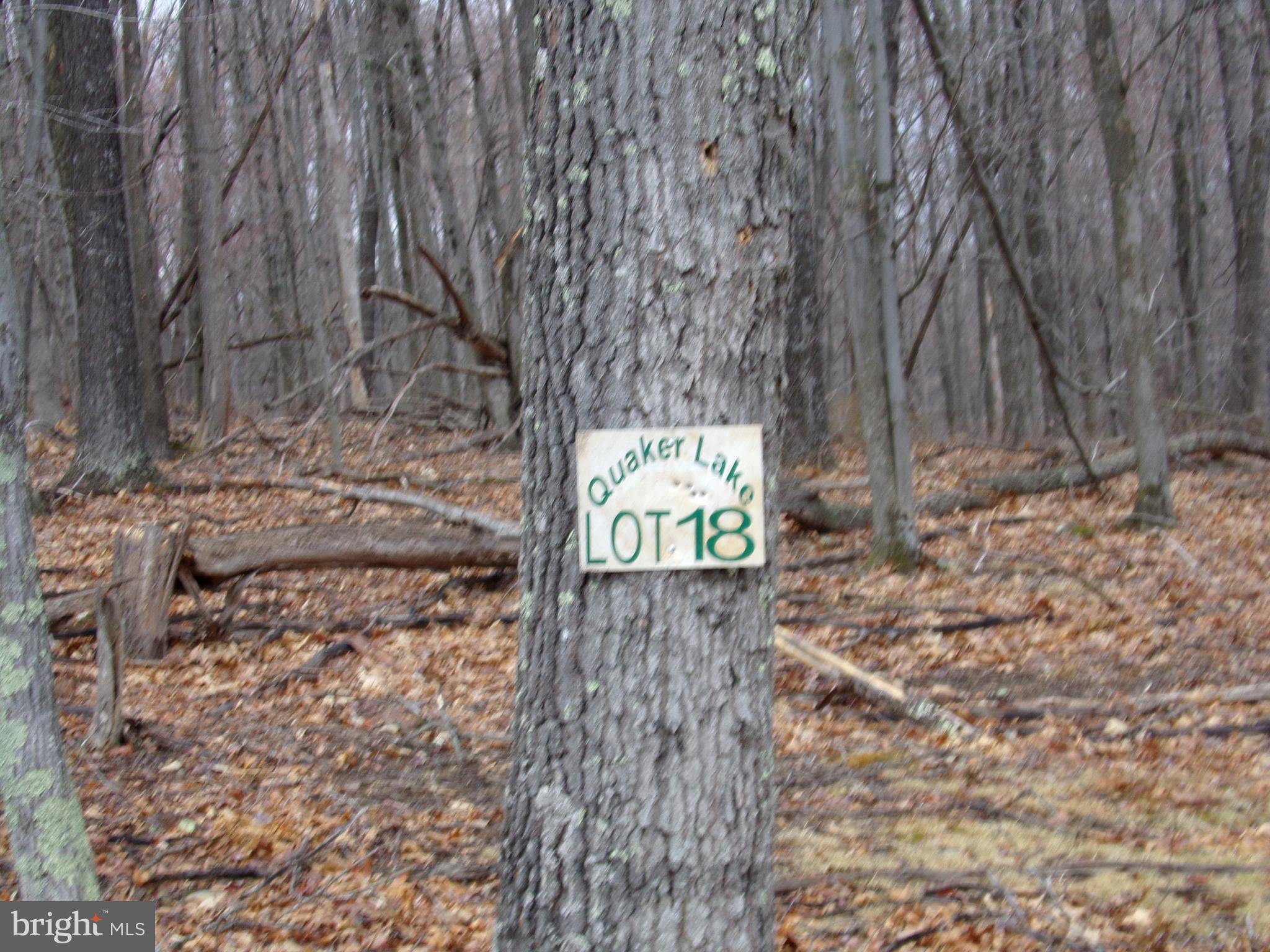 QUAKER LAKE SUBDIVISION - Land