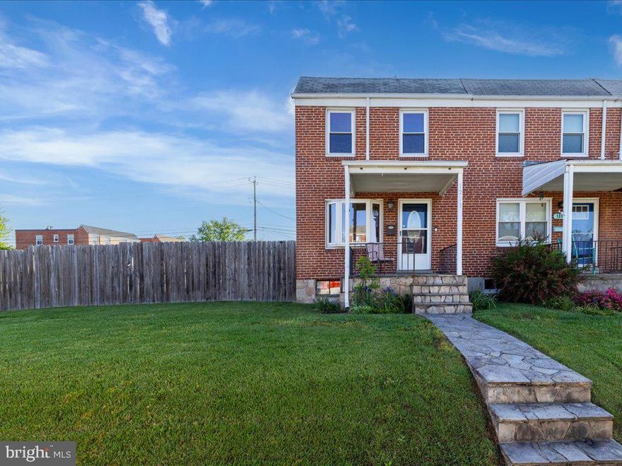 Welcome to 1213 Haverhill Rd. This end of group corner lot townhome has been tastefully updated and includes 3 bedrooms, 2 bathrooms and is located in Violetville. The main level greets you with an open floor plan with a generous sized family room with hardwood floors, custom new kitchen with granite countertops, ceramic tile flooring, sleek tile backsplash and fresh paint throughout. The stainless-steel appliances give a nice, finished touch to the updated kitchen, which includes counterspace with room for barstools. Off of the kitchen you will step onto your generous sized deck and private fully fenced in huge backyard.  The backyard also includes a resin composite vinyl above ground swimming pool, fenced in two car parking pad, and a huge detached two car heated garage with an oversized door for entry! 
The 2nd floor offers 3 decent sized bedrooms and a full bathroom that has been updated. The lower level contains a second full bathroom, a newer hot water heater, and has been freshly painted throughout. The designated laundry area contains a stackable updated washer and dryer. The basement also includes a walkout with stairway to the rear yard. This cozy end of group townhome has a lot to offer!!  Do not hesitate and schedule your private tour today!