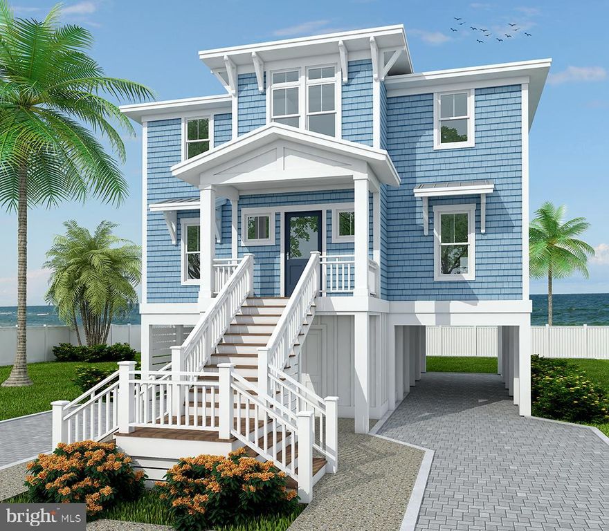 Take a moment to stop and look at the pictures of the Motts Channel 2. Beautiful isn't it? It could be yours. Two perfect levels of living space & a heated mudroom on the ground floor offering over 2,000 sq ft of living space. Make your way up to the first floor and you will be greeted by two nicely sized bedrooms including the primary bedroom with a walk-in closet and en-suite bathroom. The second bedroom also has it's own bathroom. Perfect for guests. Venture up to the second level and you will find a 3rd bedroom with a walk-in closet, a 3rd full bathroom and huge living room that is open to the dining room & kitchen. Perfect for entertaining. The outdoor living spaces include a covered front porch and 2 covered decks. Taxes are based on assessed value of land only.