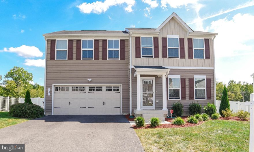 LOCATION LOCATION LOCATION!!! You won't want to miss out on this like-new 4 bedroom, 2.5 bath, 2-car garage, home in sought after La Plata! This home was just built in 2019, so enjoy years of worry-free ownership with the newer HVAC system, windows, and roof!! Walk in the front door to a spacious open floor plan...perfect for entertaining! The first floor of this home features a Great room with wainscoting paneling, powder room, office space, and kitchen. Kitchen overlooking Great room includes island, smooth top stone countertops, glass backsplash, stainless steel appliances, built-in microwave, dishwasher and refrigerator... Kitchen also has attached breakfast nook with sliding glass doors leading to deck. Make your way upstairs to Master bedroom, 3 additional bedrooms, master bath, hallway bath, and laundry room. Yay!!!! Upper level laundry room!!! Master bedroom includes walk-in closet and bathroom attached with double sinks. Unfinished basement already equipped with rough-in plumbing just waiting to be finished to your liking!! But wait.... there's more! This home also features a HUGE fully fenced in yard with steps leading down to well-manicured yard. This home is WALKING distance to a wide range of restaurants, shopping, full service hospital, schools, walking/biking trails and more! This one won't last long!!!!!