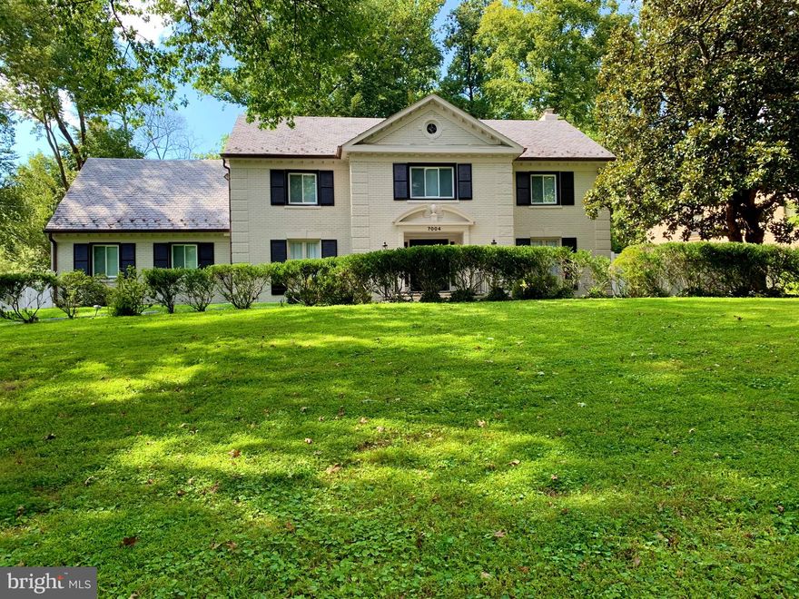 A grand and spacious 5-bedroom, 5 full-bath, 2 half-bath brick colonial residence nestled in one of Bethesda's most picturesque neighborhoods, with access to exceptional schools from primary to high school, including the renowned Whitman High School.

Recently renovated, this residence has an open concept kitchen equipped with brand new appliances. The new hardwood flooring flows seamlessly throughout, complemented by the new energy-efficient windows. A newly installed two-zone HVAC system provides optimal summer comfort, while a new energy-efficient boiler powers hydronic baseboard heaters for unparalleled warmth during the winter months.

Upon entering, the ambiance is elevated by a dramatic two-story foyer with marble floors and a gracefully curved staircase. A separate quarter on the first floor provides versatility of being a living space for a nanny or a home office.

The Master Suite includes designed built-ins, ample closet space, and a custom-designed bath that offers a spa-like retreat.

The 1/2 acre lot is embraced by mature trees. The circular driveway is just freshly paved. The backyard is newly fenced to ensure privacy while you enjoy a family gathering on the stone-paved patio. (The landlord will hire a professional for the full house cleaning before the move-in date.)
