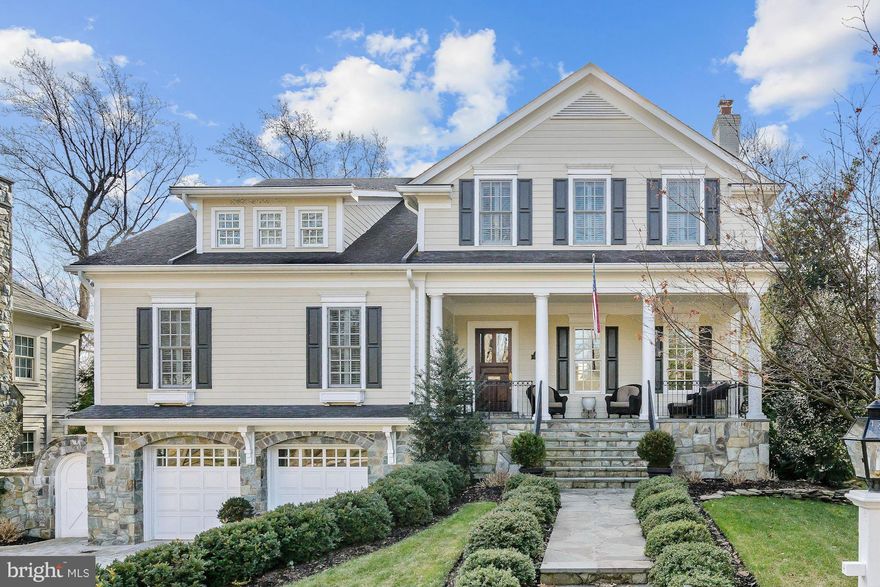 SPECTACULAR home built in 2003, 10' ceilings on 1st floor.  Large, elegant rooms, architectural detail/custom features everywhere! 4 BR, 4.5 BA, 6400 sq. ft. with first floor master suite. Gourmet kitchen/ Breakfast area opens to Family Room and beautiful outdoor space with screened porch, deck and pergola.  LL with side entrance, Foyer, Office , 2nd Family Room.  Open House 3/12,   2 to 4 pm.