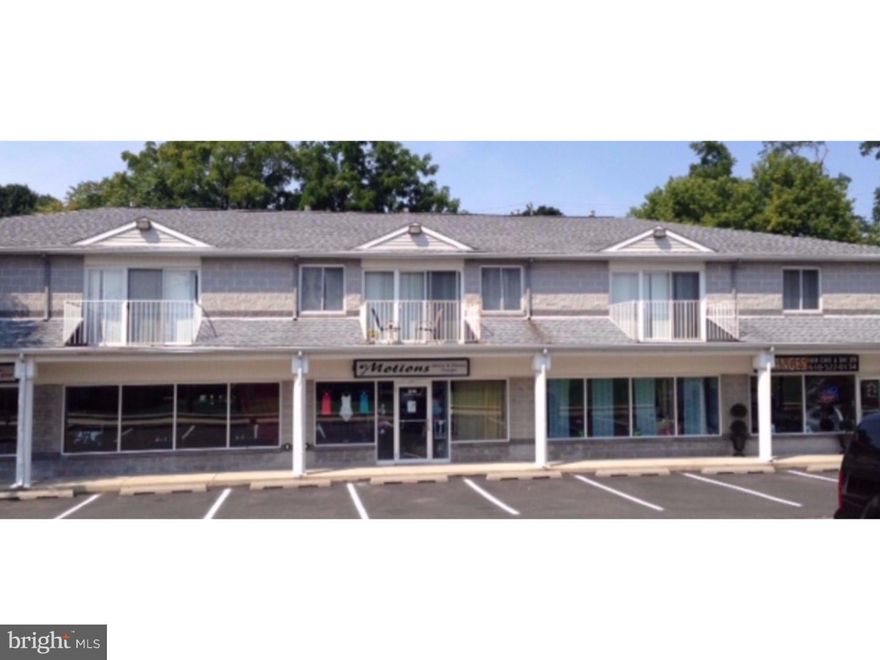 Established investment income property 10,000 square ft strip center (5,000 sq ft per floor) built in 1998 with little daily maintenance and low turnover, located across from major shopping center, easy access to public transportation and rail, near I-95 and Rt 476. This property is estimated at approximately 28,950 sq ft which includes folio #38-05-00493-01 separately deeded in sale price. (Note: County tax assessment records cite a smaller lot size of + - 20,800 sq ft). There are three (3) retail store fronts, (retail#1 is currently a restaurant, #2 now has a vacancy and #3 is a Hair Salon). The second floor consists of five(5) apartments plus 1 Office unit. Private parking for tenants plus additional parking for retail stores is provided. The property is well maintained and has had a good tenant history. All units have their own utility meters. Owner pays property taxes ($37,922), sewer fee($2,575), common area electric on building only, trash removal, lawn and snow maintenance, water and insurance.