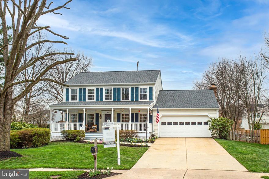 Completely updated colonial  home with really functional layout, and a dream lot at the end of a cul-de-sac. Immediately upon entering the home, you'll appreciate the depth and size of the front porch, which adds almost 500 sqft. of additional outdoor living! The main level flows from room to room featuring an open kitchen, great room with floor to ceiling stone surround fireplace, and sliding glass doors to the oversized rear deck. The main level has an office space directly off the foyer, as well as an additional living room, a powder room,  and a formal dinging room. The upstairs features 4 very nice sized bedrooms, with an updated hallway bathroom. The master bedroom is expansive with an updated and expanded ensuite bath. Downstairs is where the fun begins! The basement was completely renovated this past year with a fully functional wet-bar that any libation-enthusiast would love to relax at. The basement features tons of storage, an extra room for bedroom, fitness, office etc is right past the brand new full bath with exquisite walk-in shower. The rest of the space is open and comfortable,  perfect for relaxing, entertaining, or streaming your favorite content. Surround sound is pre-wired. The home also features a 2-car garage, huge backyard, and a stone fire pit. The trees, bushes, flowers, and landscape/hardscaping is immaculate and the pride of the neighborhood.