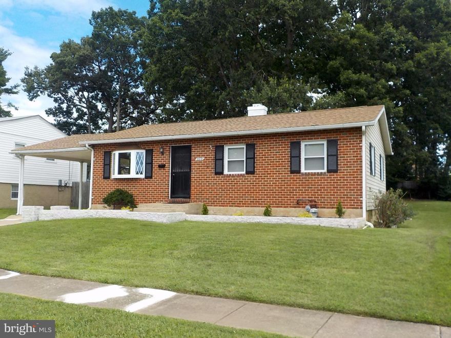 Come take a took at the rancher with a new roof and fresh paint. This home features hard wood floors, carport, brick front, sun room, shed, all appliances,  full basement with a recreation room, den area and a half bathroom. Easy to show.  Well maintained but being sold as-is.  Walk to the elementary school which has a play ground and ball fields. Marinas, dining and shopping are all close by.