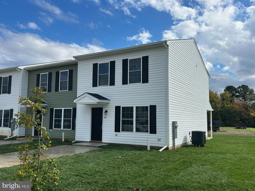 Brand new home in Historic Chestertown available for move-in this Right Now. This home features luxury vinyl plank flooring throughout, a spacious living room, eat-in kitchen with white shaker cabinets, granite countertops, and stainless steel appliances, plus a covered patio off the kitchen for outdoor enjoyment. Upstairs you'll find generously sized bedrooms including a large primary suite with walk-in closet and private bath. Additional highlights include exclusive financing opportunities with zero down payment loans, paid closing cost programs, and discounted interest rates—making it possible to own this home for less than area rents. Delivered at the asking price as shown in the photos, this home combines modern style, comfort, and convenience in one of Chestertown's most historic locations.