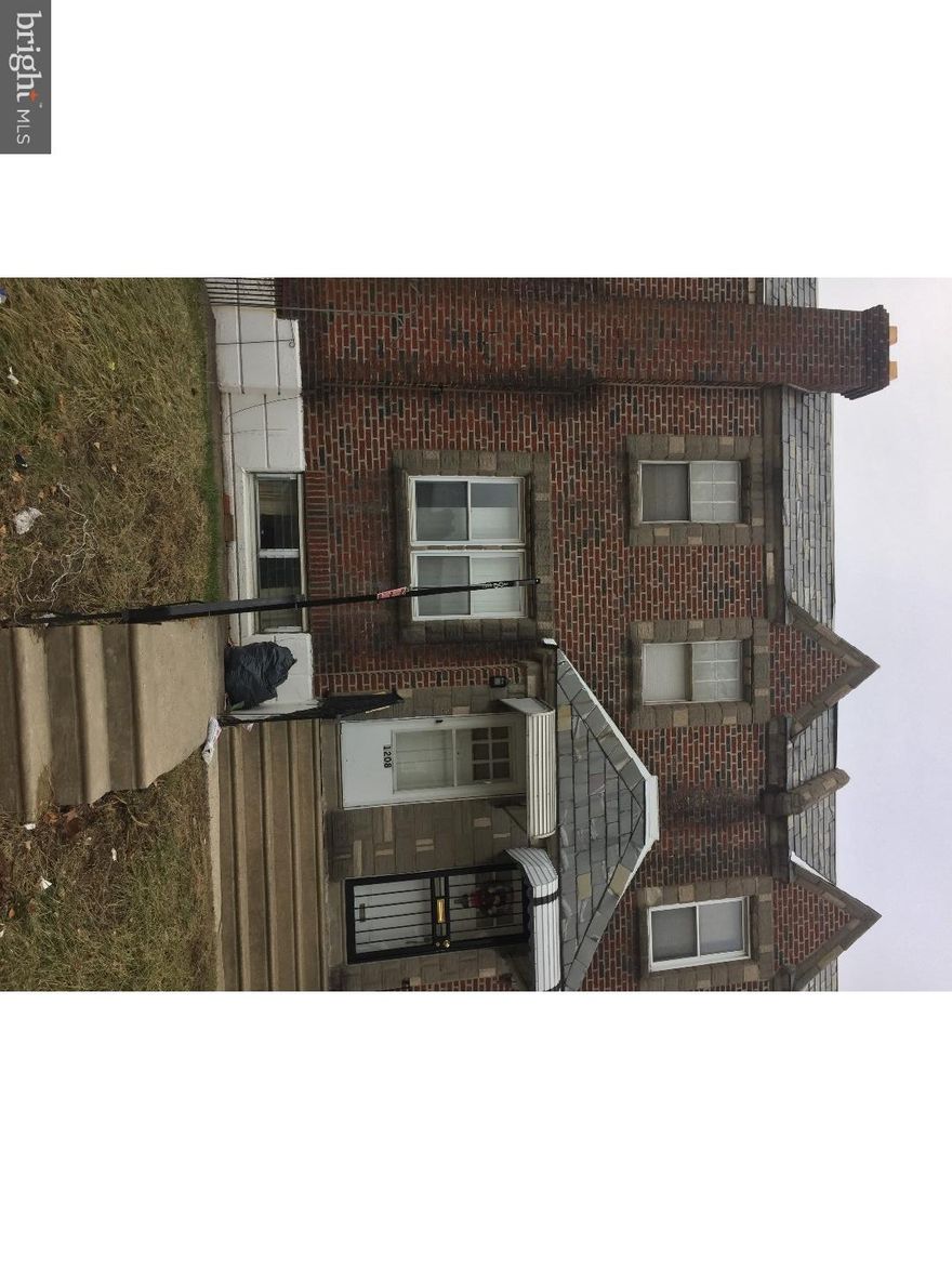 Welcome to 1208 Passmore st, a 3 bed 1 bath brick-front rowhome with garage and front yard in the Lawncrest section of NorthEast Philly! Home is in need of some TLC and would be a perfect opportunity for an investor or owner occupant looking to put in some sweat equity. The first floor is an open concept layout with conjoined living and dining area and a spacious kitchen. Upstairs you will find 2 medium sized bedrooms along with a larger bedroom and 3 piece full bath. Basement area for storage/bonus room and access to rear garage. Schedule your showing today!