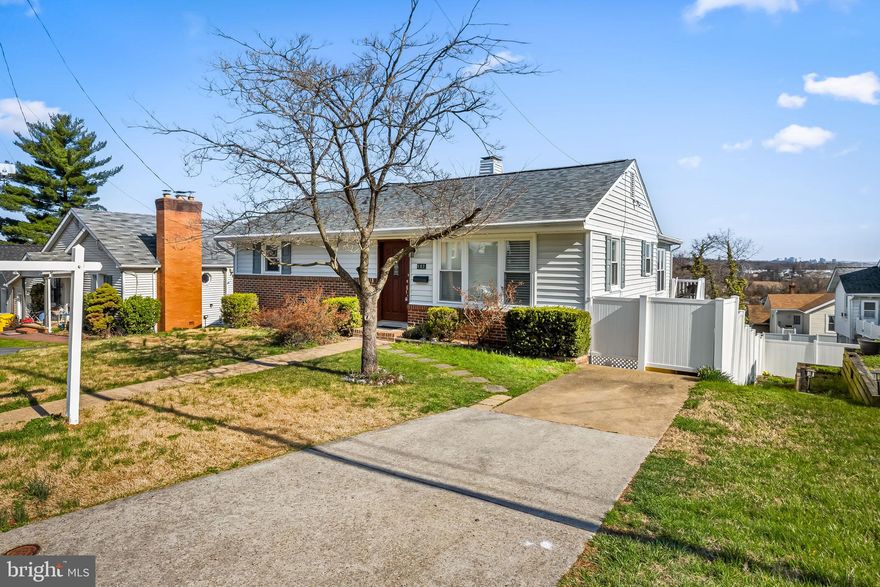 Welcome Home to this well-maintained and recently renovated, 2,000 SQFT 3 Bed / 2 Full Bath oversized rancher featuring two driveways and rear 1-car parking garage, fully fenced rear yard, rear storage shed, and finished basement! Extensive updates include Luxury 20 MIL Lorraine Sienne Vinyl Plank Flooring throughout, upgraded kitchen with custom wood cabinetry and granite countertops, Stainless Steel Appliances and French door refrigerator, tile backsplash and 2-seater peninsula, and upgraded bathrooms. Expansive lower level with garage walkout and dedicated utility room including new water heater, new HVAC, and newer washer/dryer. Newer vinyl windows throughout. Newer Owens Corning Tru-Definition Duration Shingle roof with transferable warranty, New oversized TREX deck. No expense has been spared!