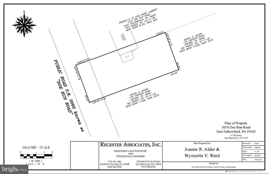 Lot owned by Realtor Joanne Alder usage being determined by Zoning Officer at East Fallowfield Township 
update will be provided