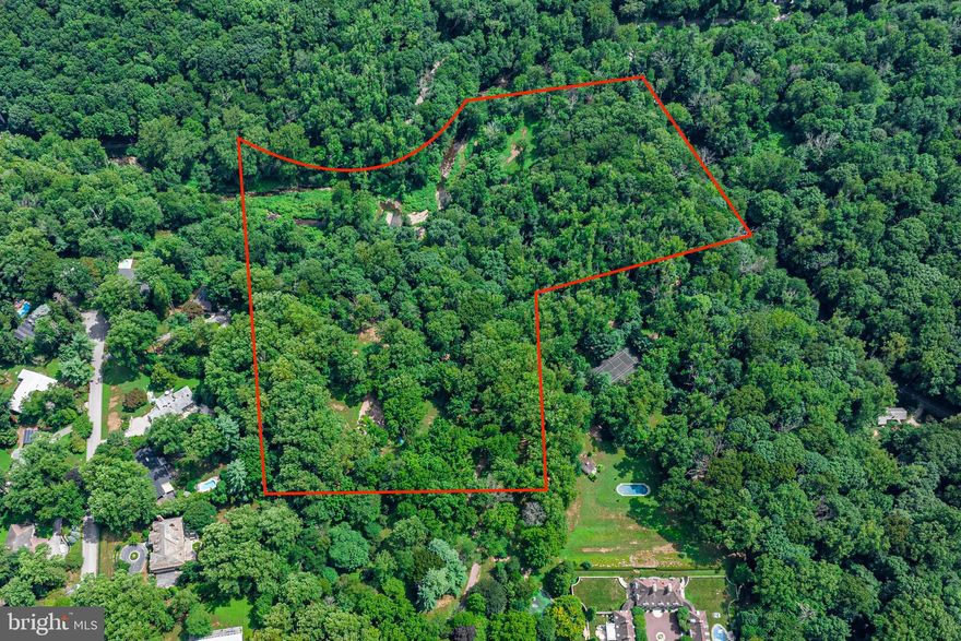 Currently situated on 67 acres in one of the Philadelphia Main Line's most exclusive areas, the historic Linden Hill enclave is offering and rare opportunity to experience true estate living. This Manor Farm lot is set on a completely private 14.2 acre parcel within the original 67 acre estate, and is adjacent to conservancy space, with a private path that gently slopes down to a serene private park along Mill Creek.   This spectacular setting offers a once in a lifetime opportunity to build the custom enclave with desired ancillary buildings and amenities of your dreams, on the coveted, legendary grounds of this 67 acre "Campbells Soup Family Estate" in Gladwyne. Enjoy complete privacy and exclusivity while being in easy commuting distance to Philadelphia, New York and all of the amenities that fabled Main Line Philadelphia has to offer. This parcel, combined with 2 others still available, would also afford the lucky new stewards a fabulous equestrian facility with access to extensive riding and hiking trails. Be part of a bygone era while creating your own lifestyle and legacy. *PUBLIC SEWER NOW AVAILABLE*