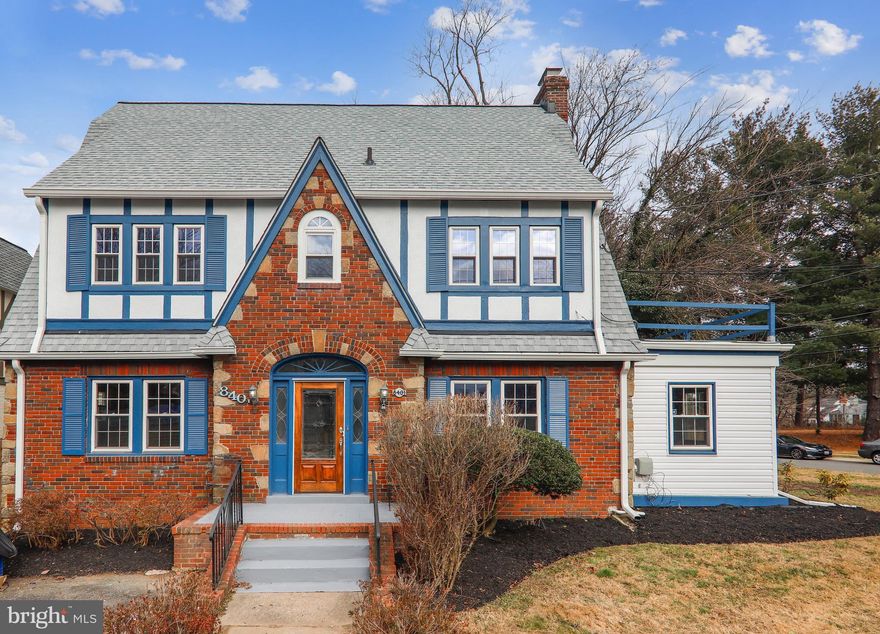 Public Open House Sun 1/31 from 12-3pm. Charming 1920’s home with lots of character. Brick front, single-family home, 4 bedroom, 3.5 bath located on an amazing corner lot in Silver Spring! Foyer will lead your guests to sophisticated living areas. Sparkling hardwood floors and lots of natural light throughout. Elegant living room with built in bookcases and wood burning fireplace with accommodate large family gathering. French doors open to a spacious sunroom that is the perfect spot to read, or simply relax. Enjoy lazy summer afternoons on the screened-in porch. Separate formal dining room designed for lavish entertaining offers crown molding and chair rail. Remodeled kitchen is complete with stainless-steel appliances, tile backsplash, new white cabinets, and quartz countertops. Kitchen opens to stairs to allow direct access to rear driveway. Spacious primary bedroom suite with private bath. Three secondary bedrooms with plenty of space for sleep, storage or play. Downstairs, come home and relax in the large recreation room that provides walk out access to fenced backyard. Multi-purpose den could serve as an office or hobby room. Remodeled full bath. Laundry room and lots of storage space to keep things handy but out of sight. Private attic space with room for storage. Front and rear driveways allow for off street parking. Conveniently located to major commuter routes, Metro, easy stroll to downtown Silver Spring, shops and restaurants. Fresh paint & new carpet! This property is the perfect place for you to call your own.