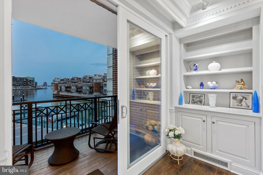 Waterfront Distinction. Welcome to a truly one-of-a-kind Ritz-Carlton Private Residence. Enter directly via private elevator into 3,800 square feet of Custom-Built Luxury living with sweeping views of the Baltimore Inner Harbor. Features include a chef’s grade kitchen w/ breakfast nook, a separate dining space with a coffered wood beam ceiling, and a graciously appointed living and sitting area complete with built-ins and gas fireplace, all with panoramic water views. The expansive Primary Suite has a sitting area w/ gas fireplace, a private waterfront balcony, a spa inspired en-suite bathroom w/ soaking tub, large walk-in shower, infrared sauna, & heated Kohler toilet w/ bidet, along with 2 oversized walk-in closets. Enjoy the Legendary 5-star amenities The Ritz-Carlton Residences has to offer: 24/7 Concierge, Valet, & Security, an Indoor heated Salt Water Pool, a gracious Gym w/ an additional Movement room, Theater, Board & Club Room, Guest Suites, and more! Arrive directly into your private vestibule to instantly begin appreciating the effortless Ritz lifestyle.