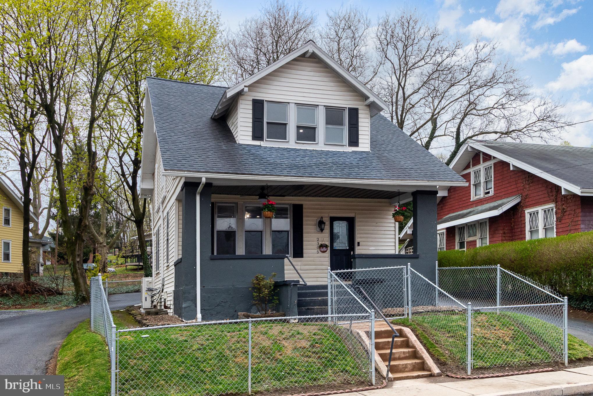 Open House CANCELED - Saturday, April 12th, from 1-3pm. Welcome to your urban oasis! This charming detached home in Penbrook Boro, that is also zoned for commercial uses, offers a unique blend of comfort and convenience. Step inside the back door to find a functional mud room, complete with a pantry, perfect for stashing away all your essentials. The kitchen offers all stainless steel appliances, as well as the perfect little breakfast nook! Separate dining room for more formal meals. The home features mini-split units for air conditioning and supplemental heat, ensuring year-round comfort. With hardwood and ceramic tile floors, tall ceilings, and ceiling fans throughout, every room feels open and airy. The primary bedroom offers vaulted ceilings, a walk-in closet, a decorative loft area and pocket doors leading to a versatile second bedroom, ideal for an office or nursery. Soak in the luxurious jetted tub after a long day. Store your treasures in the attic, easily accessible via pull-down steps. The 2nd floor is rounded out with an additional 3rd bedroom, also with a ceiling fan and hardwood floors. The unfinished basement offers lots of storage space. The U-shaped driveway provides ample parking, making it a breeze for guests to visit. Relax on the classic front porch, complete with a ceiling fan to keep you cool on warm evenings where you can overlook your fenced-in yard. This home is not just a place to live, but a place to thrive. Come see for yourself and fall in love with this delightful property!