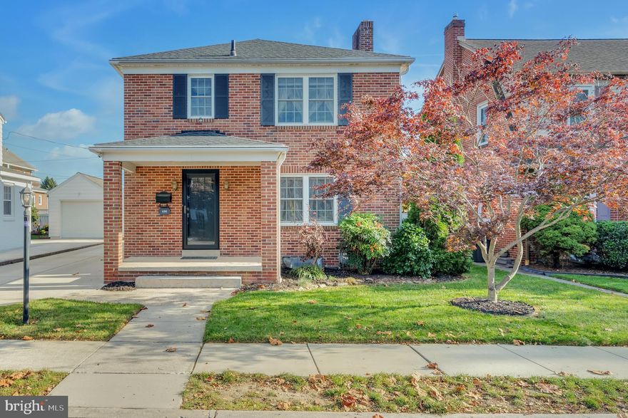 Welcome to this gorgeous brick, well maintained 3 bedroom colonial home in the heart of Hanover Pennsylvania. Stunning features include hardwood flooring throughout, breathtaking entryway with bull nose railing, large separate dining room draped in sunlight coming in through rear Sunroom overseeing private backyard. Enjoy the extra space of the finished basement and detached garage.  Private driveway. This home has newer windows and a newer roof.  Dont hesitate to set up your private showing today!