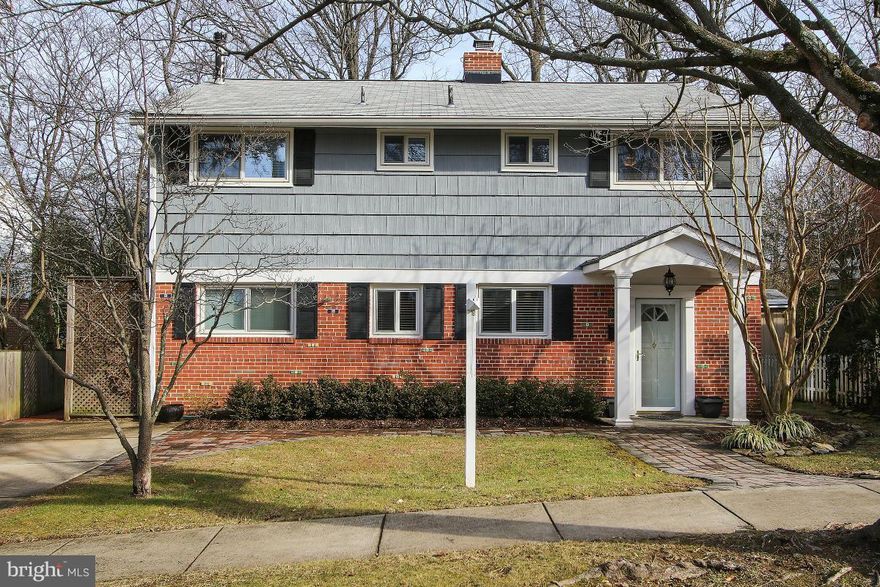 Wow!  So many renovations/improvements in this lovely 4 bedroom, 2.5 bath charmer*new A/C*updated kitchen w/new SS appliances*updated baths*new lighting*fresh paint*plantation shutters*refreshed landscaping/portico addition*large FR w/fireplace opens to deck & lovely, private yard*steps to floored attics gives expansion potential*Award winning Oakland Terrace*see virtual tour*open 1/14 1 -3