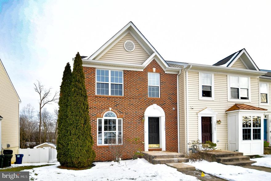 Beautiful end unit townhome in sought after Hagers Crossing! Enjoy over 1600 above ground square feet with a fully finished basement boasting a full bathroom, rec room and gas fireplace! Tons of sunlight streaming into the huge front windows! Huge kitchen dining and morning room area leading to deck overlooking green space and common area. Massive owner's suite with walk-in closet and vaulted ceilings, bathroom with soaking tub, shower stand and double sinks. HVAC was replaced October 2021!  Neighborhood includes a swimming pool, clubhouse, fitness center, and walk to schools and Shopping. So much space in this well cared for property.