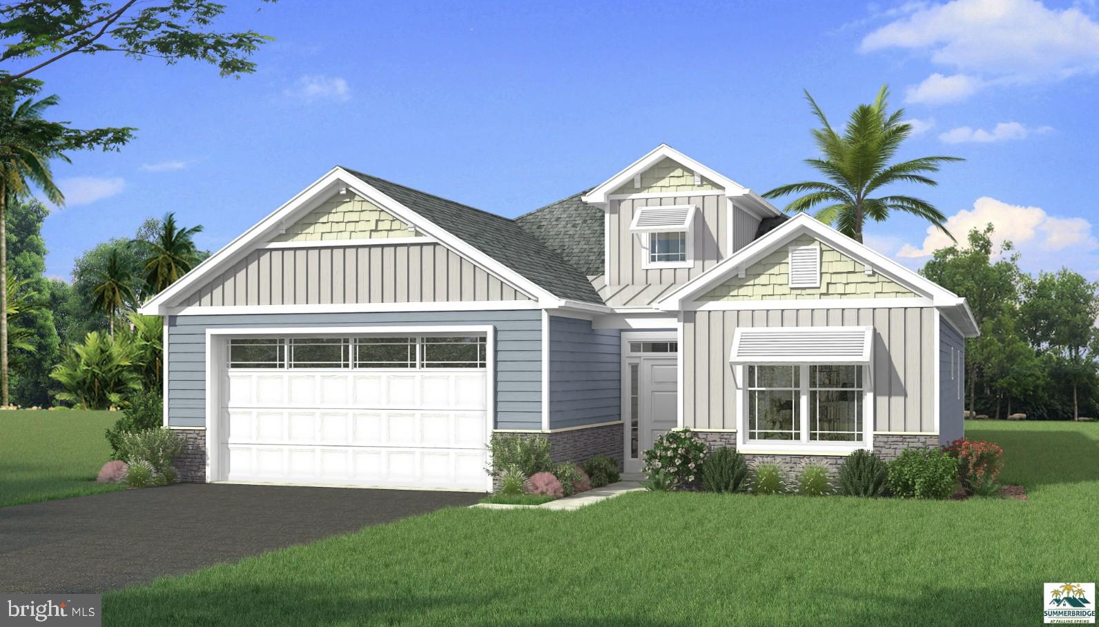 Welcome to Summerbridge , Where Luxury Meets Convenience!
Discover the Calico a beautifully designed currently in construction Villa that perfectly blends elegance and functionality. Step into an inviting open-concept main level, where the kitchen, dining room, breakfast nook, and living area flow seamlessly. The main floor also features two spacious bedrooms, two modern bathrooms, and a conveniently located laundry area for effortless living. Upstairs, a versatile finished bonus room offers endless possibilities—home office, media room, home gym—tailored to your lifestyle. You will find a full unfinished walk out basement for added storage space and a 2-car garage completes this thoughtfully designed home. Beyond your doorstep, the Summerbridge community offers a maintenance-free lifestyle with no lawn care or snow removal. Enjoy resort-style amenities at the clubhouse including a saltwater pool, 24-hour fitness center, entertainment spaces, a café, and a business center with WiFi. Take in the fresh air with walking/jogging trails, a dog park, community garden, pickleball courts, and a playground. Outdoor gathering spaces, grilling areas, and fire pits ensure every day feels like a retreat. Come see why Summerbridge is more than just a home—it’s a lifestyle!
