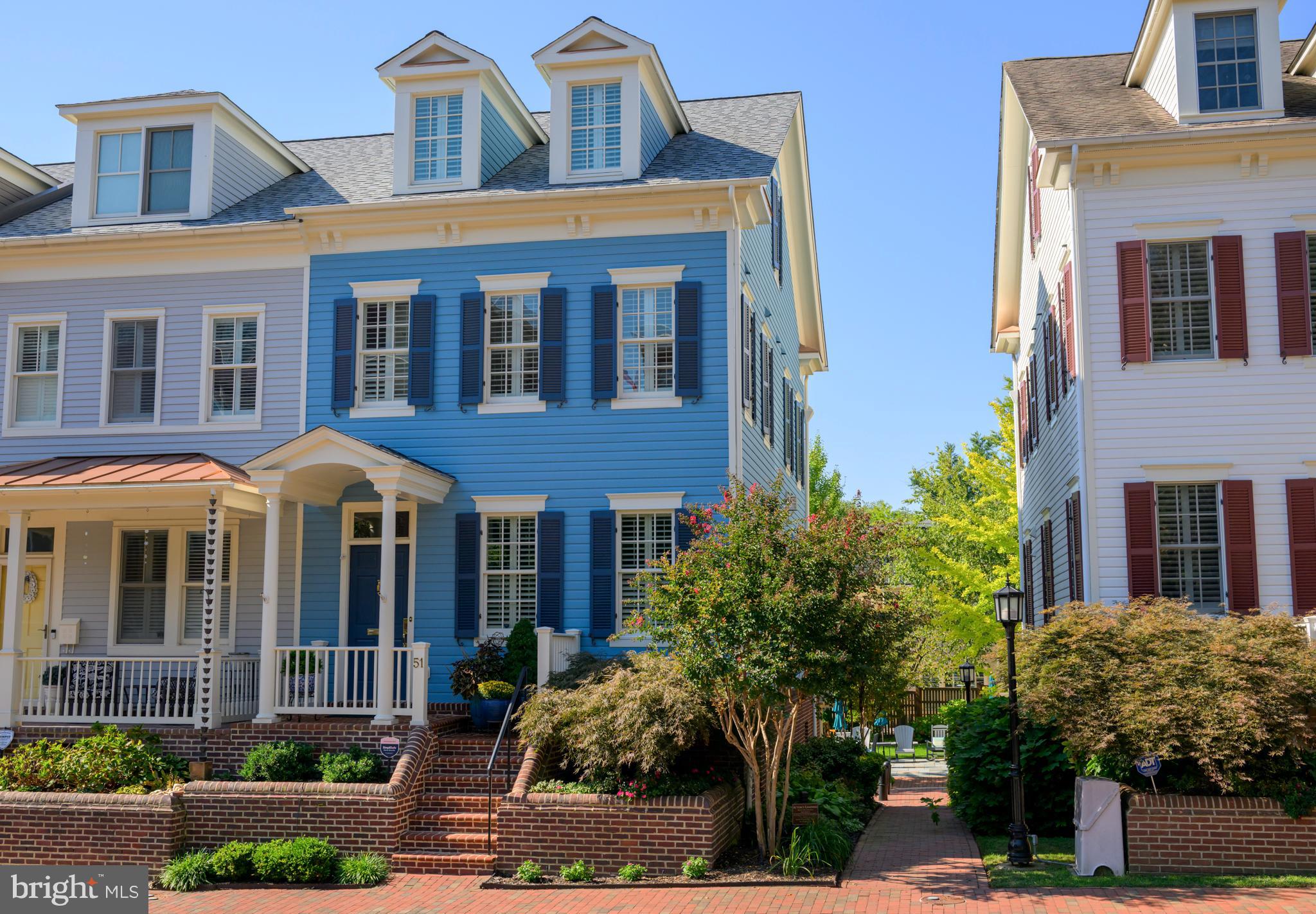 Located just a block from the waterfront park and within easy walking distance to the heart of downtown Annapolis, this beautifully renovated, end-of-row townhouse has been thoughtfully updated throughout. The home features a bright, open layout and high quality finishes including a spectacular Kitchen and lovely Primary Bathroom. There are plantation shutters throughout, wood floors have been added, gas fireplace, custom built-ins for added storage and style, and contemporary light fixtures.
The centerpiece of the home is the phenomenal custom Kitchen, designed for both everyday living and entertaining. With stainless appliances, custom cabinets and a fabulous island with workspace any cook would love.
Two car garage that is well appointed and a 220V plug in garage....we all know how rare garage parking is in the Historic District!
Upstairs you'll find spacious bedrooms with ample closet space and well-appointed bathrooms. Every inch of the home has been carefully managed to maximize both comfort and functionality. Just steps to shops, restaurants, City Dock and the Naval Academy....you won't think twice about taking a stroll for any reason....this is a great location in the Historic District.