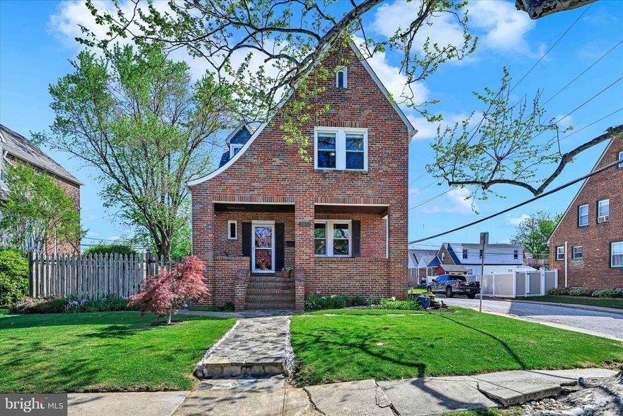 Welcome to your dream home, a charming blend of Colonial and Tudor architecture, nestled in a serene neighborhood. This delightful, detached residence boasts abundant square feet of meticulously maintained living space, offering a warm and inviting atmosphere perfect for creating lasting memories. The front entryway is a covered, beautiful large brick front porch, perfect for entertaining or unwinding after a long day. Step inside to discover a beautifully designed interior featuring original hardwood floors, arches, and scalloped plaster ceilings that seamlessly flow throughout. The spacious living areas are enhanced by maintaining historical charm and adding updated favorites like recessed lighting, elegant chair railings and wainscoting, while the upgraded countertops and ceramic tile floors in the kitchen provide a modern look and feel, including a double oven and gas cooktop, making meal preparation a joy. The home offers three comfortable bedrooms and two and a half bathrooms, including a private stall shower on the main level and a tub shower for relaxation on the second level with the bedrooms. The partially finished basement provides ample space for an office or workshop, and a den or family room complete with a battery backup sump pump. There are 2 exits from the basement, including walkup stairs for easy access to the side yard and an access door to the back yard. Outside, enjoy the inviting back deck, patio and firepit area in the fenced in back yard, as well as a shed for additional storage. The property is adorned with exterior lighting and landscaping, ensuring a welcoming ambiance in the evenings. Enjoy a detached 1+ garage offering additional storage and a 220V/100A electric panel that is EV ready, collocated with convenient off-street parking. This home is designed for both comfort and functionality. Don’t miss the opportunity to make this exceptional property your own—schedule a viewing today and experience the warmth and charm for yourself!